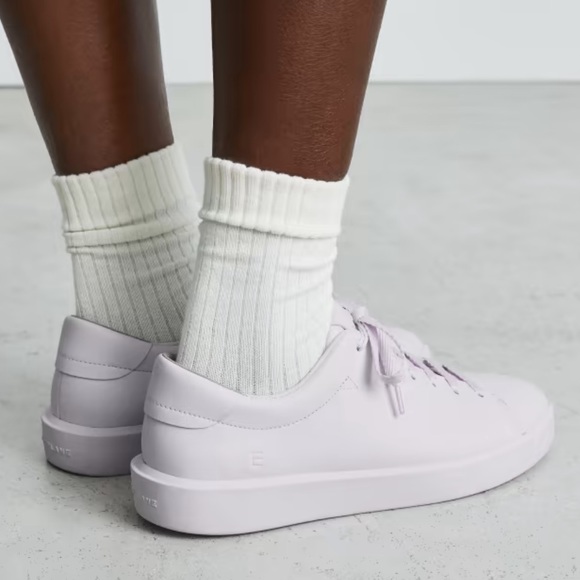 Everlane Shoes - Everlane ReLeather tennis shoes orchid